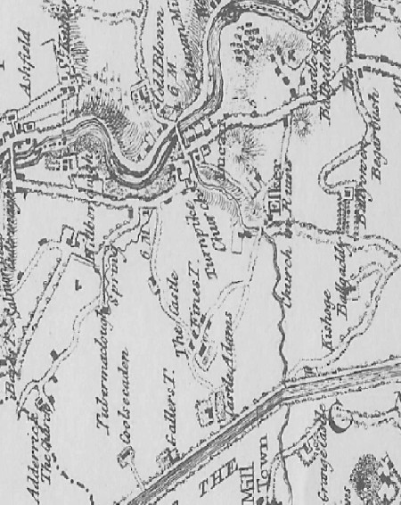 rocque 1760 map lucan area