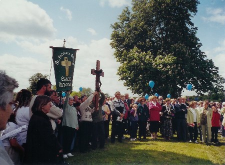 bog oak cross